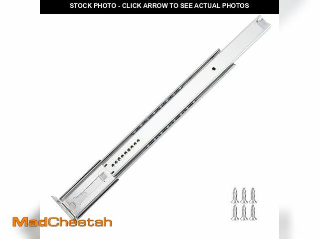 Lot 74-14149877 - LONTAN 5 Pcs Center Mount Drawer Slides Bottom Mount for Cabinet and Dresser 12 Inch Heavy Duty Draw...