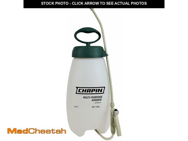 Lot 74-12632879 - Chapin International Sprayers Choice 25214 2-Gallon Plastic Tank Sprayer, Translucent White - UNUSED