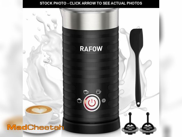 Lot 74-14263761 - 4 In 1 Electric Milk Frother Steamer - Hot and Cold Coffee Foam Froth Maker 350ml/12oz, Automatic Mi...
