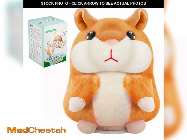 Lot 74-14431512 - SANJOIN Toddler Kids Toys, Talking Hamster Repeats What You Say for Boys Girls, Stuffed Animals Inte...