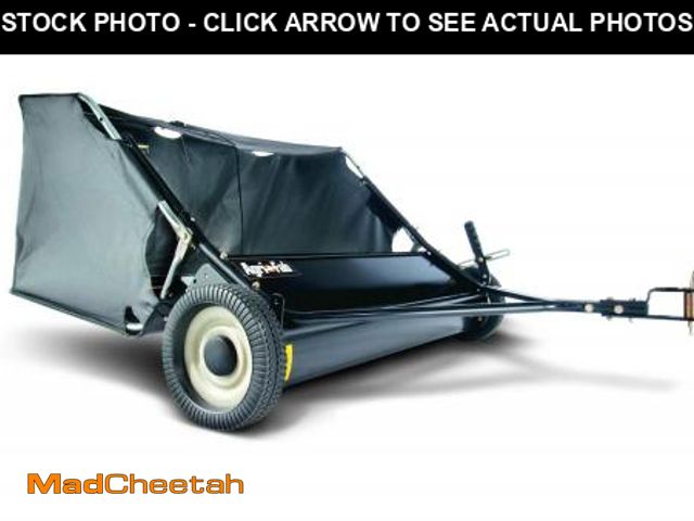 Lot 74-12393372 - Agri-Fab 45-0320 42" Tow-Behind Lawn Sweeper, 12 cu. ft Hopper Bag Capacity; Leaf &amp; Grass Catche...