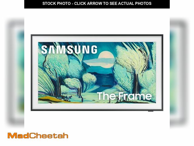 Lot 74-12670723 - Samsung 55-Inch Class The Frame LS03F 4K QLED Smart TV (2025 Model) Slim Fit Wall Mount, Modern Fram...