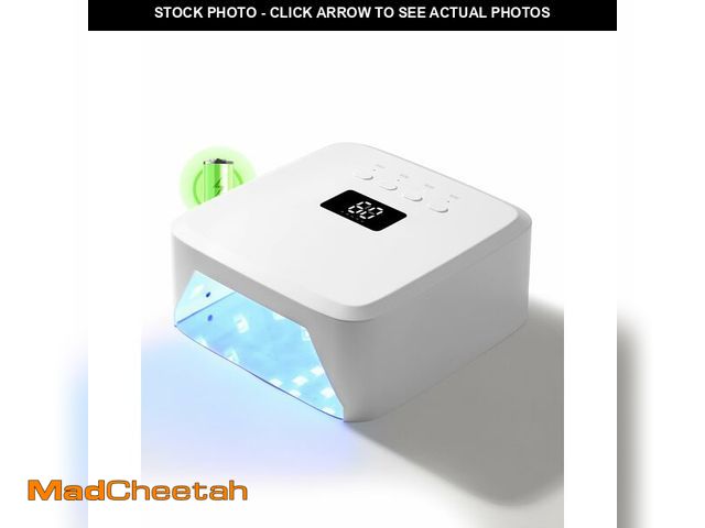 Lot 74-14065911 - UV Nail Lamp CHRISTINE SHELLY, Rechargeable LED Nail Light Professional Nail Dryer with 4 Timer Sett...