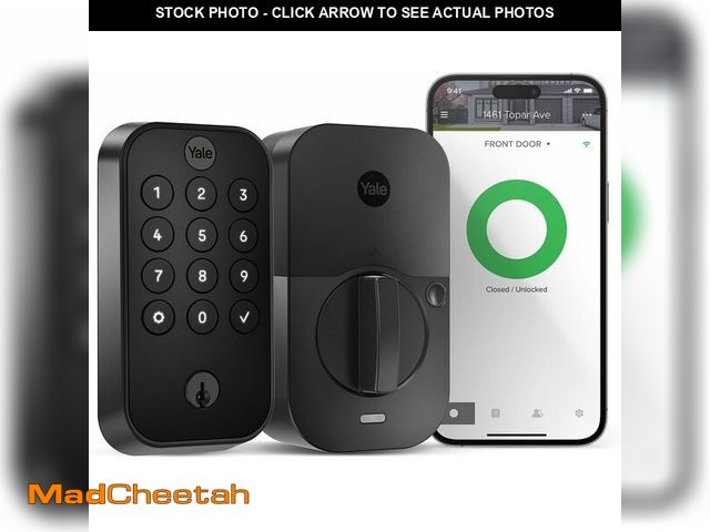 Lot 74-14591651 - Yale Assure Lock 2 Keypad Deadbolt with Wi-Fi, Black Suede - UNUSED