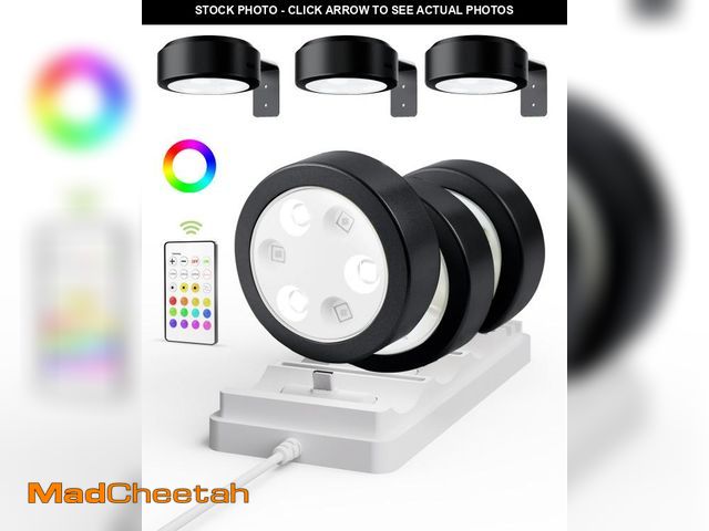 Lot 74-12306363 - EZVALO Picture Lights for Wall with Charging Station, Rechargeable Battery Magnetic Poster Lights wi...