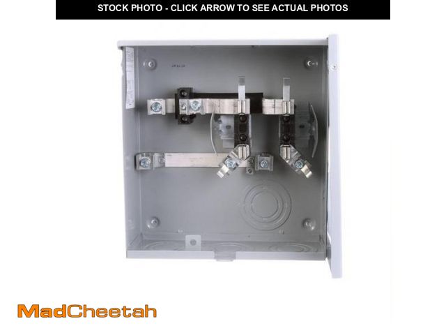 Lot 74-12496083 - Siemens 200 Amp 4 Jaw Horn Bypass Underground Fed Meter Socket With 7/16 In. Barrel Lock Knockout - ...