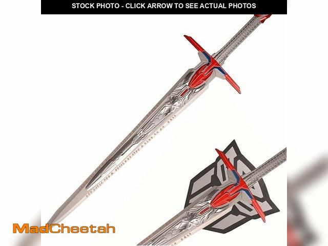 Lot 74-13067684 - Sword Valley Optimus Prime Sword Replica with Display Hanging Board - 124cm/48.82" Total Length, Sta...