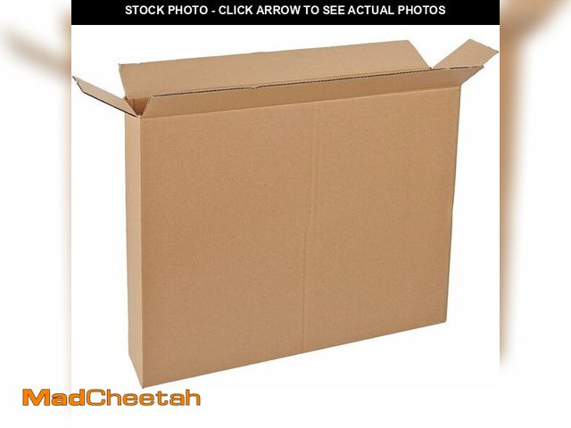 Lot 74-14581700 - BOX USA Side Loading Shipping Boxes Large 30"L x 5"W x 24"H 10-Pack - Corrugated Cardboard Box for M...