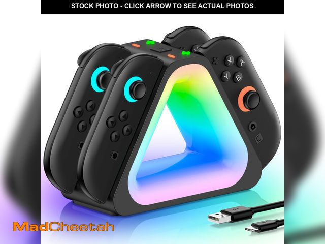 Lot 74-13818542 - ESYWEN Switch 2 Controller Charger, Switch 2 Accessories with Charging Dock for Nintendo 2 Joy Cons ...