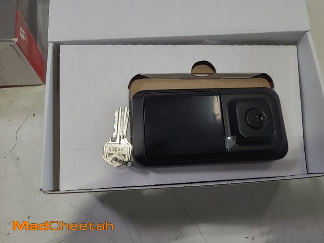 Lot 74-12511621 - Kwikset HALO Matte Black Touchscreen WiFi Keypad Electronic Single-Cylinder Smart Lock Deadbolt feat...