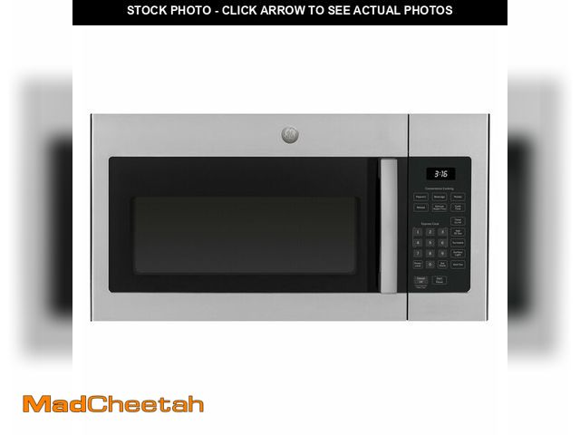 Lot 74-13791513 - GE 30" Over-the-Range Microwave, 1.6 Cu. Ft., 1000 Watts, 300 CFM Hood Vent, LED Lighting, Auto Defr...