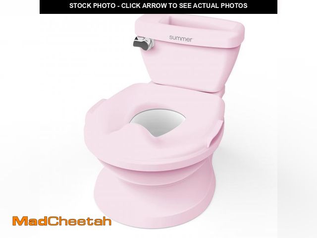Lot 74-12098527 - Summer by Ingenuity My Size Potty Pro in Pink, Infant Potty Training Toilet, Lifelike Flushing Sound...