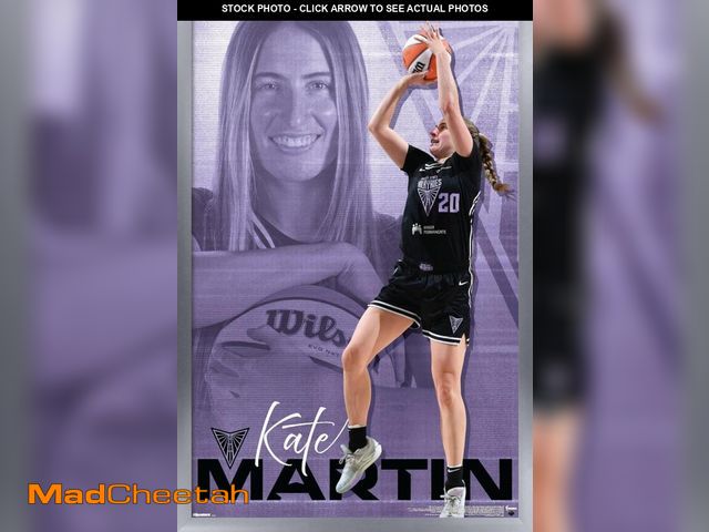 Lot 74-12098566 - Trends International WNBA Golden State Valkyries - Kate Martin 25 Wall Poster, 22.4L x 14.7W, Silver...