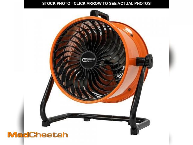 Lot 74-12085677 - Commercial Electric 10 in. 3-Speed High Velocity Turbo Fan - UNUSED