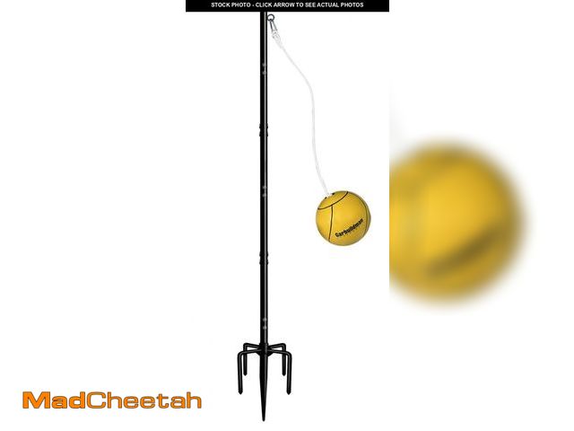 Lot 74-12115000 - Garbuildman Tetherball Set with Rope for Outdoor Backyard, Adjustable Tether Ball Pole with Screw Re...