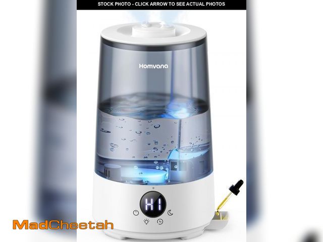 Lot 74-12115880 - Homvana Humidifiers for Bedroom Home, 3.6 L Cool Mist Top-Fill 34H Super Long Time, Quiet 23dB, Baby...