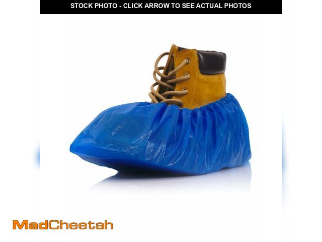 Lot 74-14378873 - Buself Heavy Duty Disposable Shoe Covers, Extra Large 6.7x17.7 In, Thick 0.3 Oz, Waterproof Non-Slip...