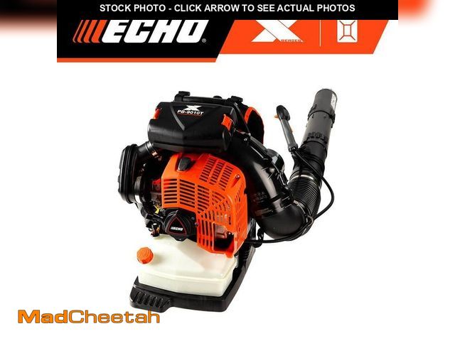 Lot 74-12585910 - ECHO 220 MPH 1110 CFM 79.9 cc Gas 2-Stroke X Series Backpack Blower with Tube-Mounted Throttle - UNU...