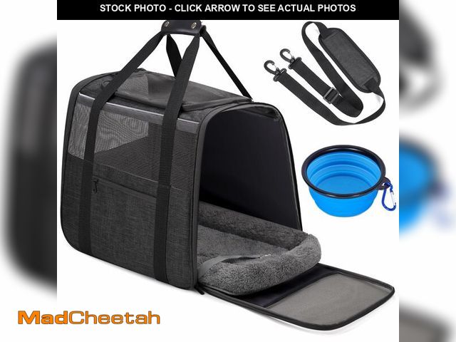 Lot 74-12702325 - JUNGYOON Large Cat Carrier Ã¢â¬â Soft-Sided Airline-Approved Pet Carrier Bag with Top Opening, Po...