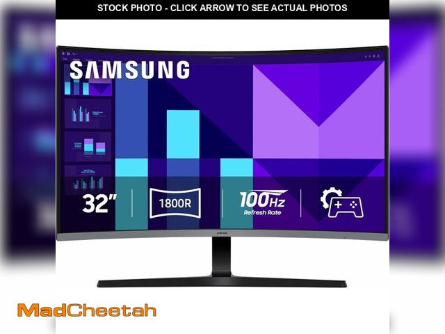 Lot 74-14307572 - Samsung 32-inch S3 (S39GD) FHD 100Hz Curved Monitor, Game Mode, Eye Saver Mode, Multiple Connectivit...
