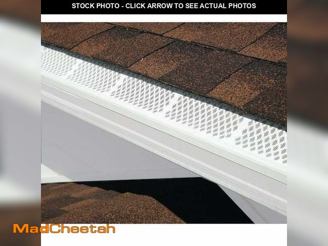 Lot 74-14080692 - (SET OF 20) Snap-In Filter 3 ft. White Vinyl Micro-Mesh Gutter Guard - UNUSED