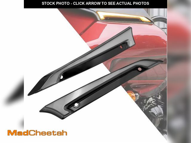 Lot 74-12712698 - HDBUBALUS Motorcycle LED Windshield Trim Lights Running Turn Signal Windshield Decorative Lamps Fit ...