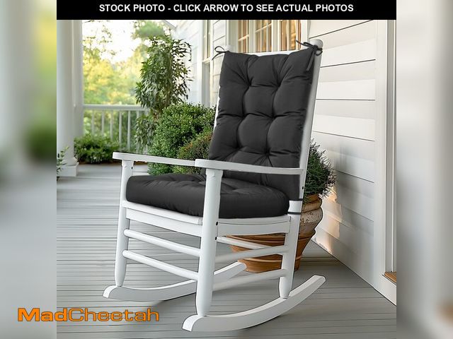 Lot 74-12693824 - mudilun Rocking Chair Cushion Non-Slip Tufted Indoor/Outdoor Rocking Chair Cushions 80% Water Proof ...