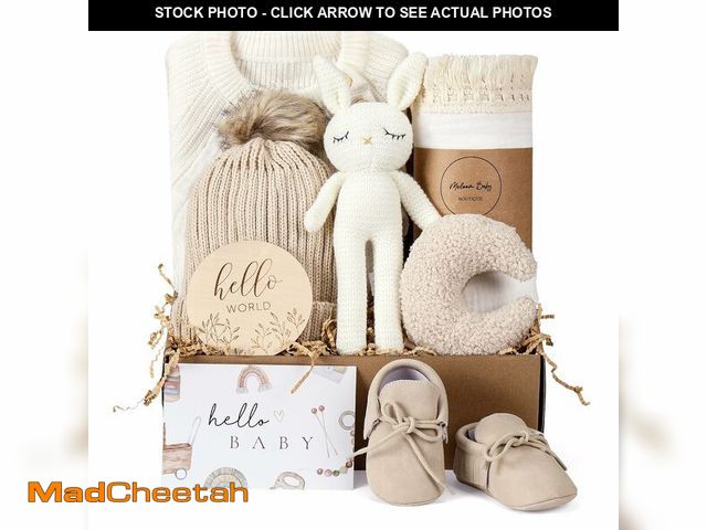 Lot 74-12714710 - meloom Baby Gift Set, Unisex Newborn Gifts Box, Boho Gender Neutral Baby Essentials, for New Mom, Ne...