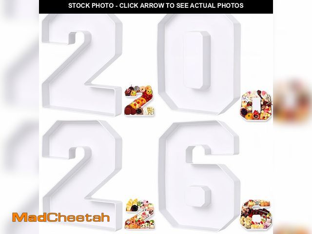 Lot 74-13966007 - Tellingyou 2026 Charcuterie Number Fillable Plastic Boxes 13.7" Graduation Large Fillable Tray Numbe...