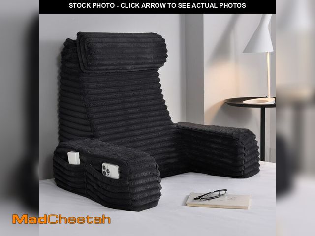 Lot 74-13563908 - ENITYA 22" XL Ergonomic Bed Pillow for Sitting UpÃ¯Â¼ÅBackrest Cushion for Reclining,Gaming,Resting...