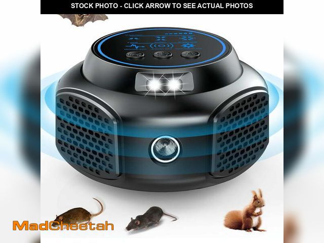 Lot 74-14386171 - Ultrasonic Pest Rodent Repeller, Mouse Squirrel Ant Roach Spider Repellent - UNUSED