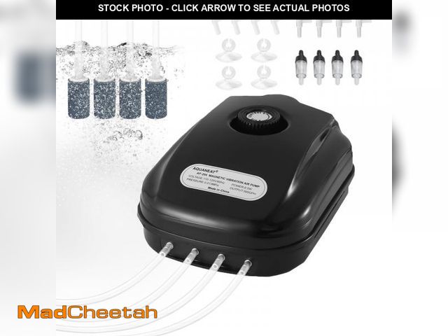 Lot 74-11546499 - AQUANEAT Aquarium Air Pump 300GPH, for up to 200 Gallon Fish Tank, Powerful Hydroponic Aerator Pump ...