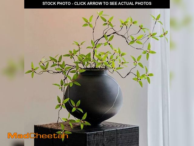 Lot 74-14211236 - Melorca&amp;Guilla Artificial Plants,2PCS 43.3" Green Faux Branches for Vase,Faux Greenery Stems Vas...