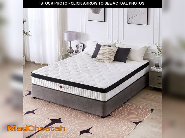 Lot 74-12568621 - Vaobyk Queen Mattress, 12 inch Memory Foam Hybrid Queen Mattress in a Box with Pocket Springs, Press...