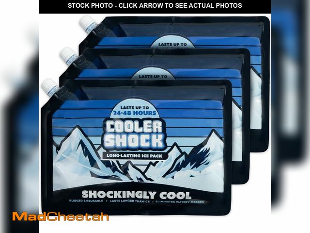 Lot 74-12452178 - Cooler Shock Ice Packs for Cooler - Long Lasting Reusable Freezer Packs for Coolers - Cooler Ice Pac...