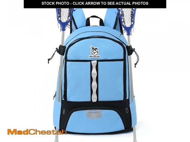 Lot 74-11547545 - Boulder Bee Lacrosse Backpack, Expandable Lacrosse Bags with Stick Holders, Field Hockey Backpack, L...