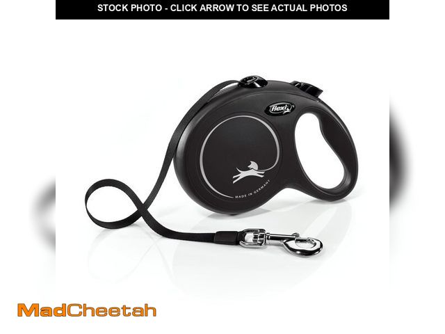 Lot 74-12711890 - FLEXI New Classic Tape Retractable Dog Leash for Large Dogs Upto 110 lbs. Ã¢â¬â 16 ft., Black | T...
