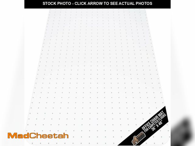Lot 74-13074483 - GORILLA GRIP Slip Resistant Office Chair Mat for Carpet Floors, 36x48 Smooth Glide Under Desk Carpet...