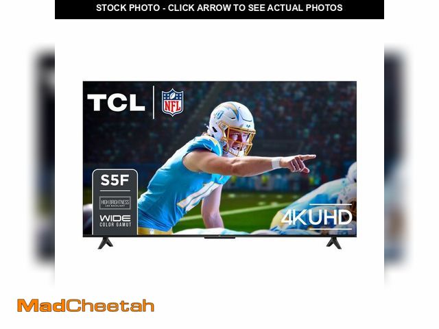 Lot 74-13012363 - TCL 55-Inch Class S5 UHD 4K LED Smart TV with Fire TV (55S551F, 2024 Model), Dolby Vision, HDR PRO+,...