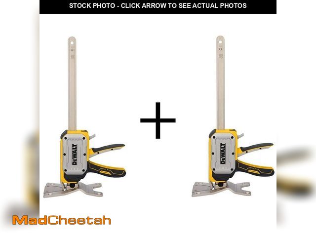 Lot 74-13667537 - DEWALT (2-Piece) TOUGHSERIES 8-3/4 in. Construction Jack Set - UNUSED