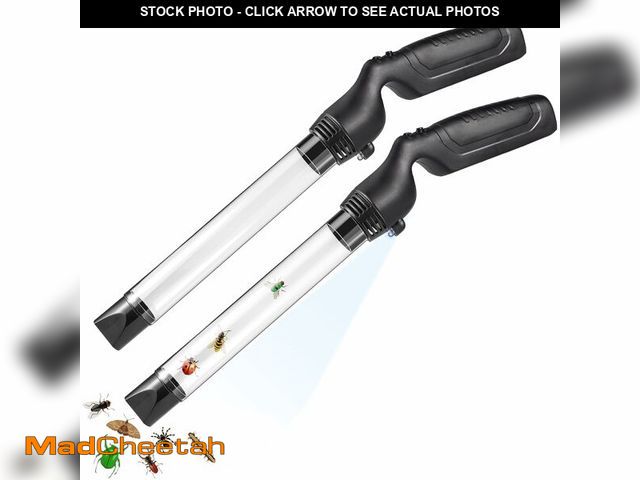 Lot 74-12873186 - 2Pack Bug Catcher Vacuum, Insect and Spider Trap with Long Nozzle LED Light, Bug Sucker Vacuum for A...