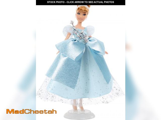 Lot 74-12117872 - Mattel Disney Toys, Collector Cinderella Doll in Iconic Gown to Celebrate 100 Years of Wonder, Inspi...