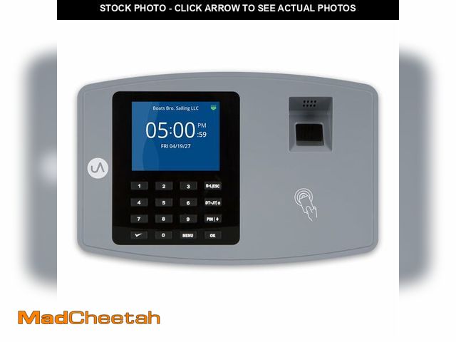 Lot 74-12966632 - uAttend BN6000 Biometric Time Clock System for Small Business with Cloud-Based Employee Timecards - ...