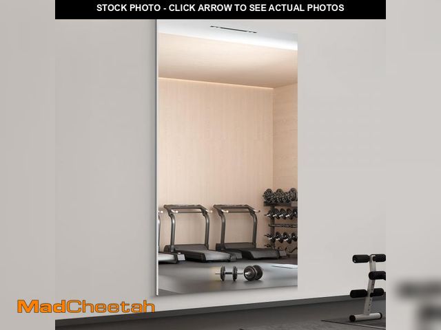 Lot 74-12270561 - brisafe 71" x 40" Full Length Wall Mirror for Gym, Dance, Home &amp; Yoga - Easy Install, Ultra-Ligh...
