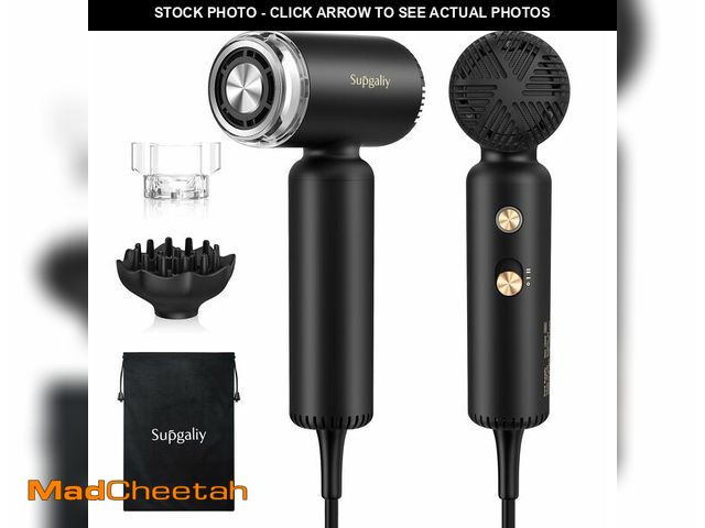 Lot 74-12978282 - SUPGALIY Dual Voltage Hair Dryer, High-Speed Ionic Blow Dryer for Fast Drying, Travel Compact Hair B...