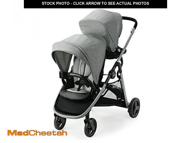 Lot 74-12053926 - Graco Ready2Grow LX 2.0 Double Stroller Features Bench Seat and Standing Platform Options, Clark - U...
