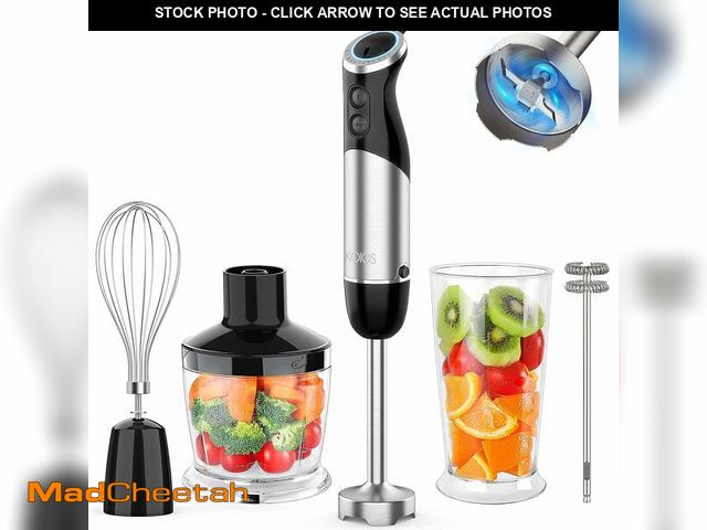 Lot 74-14428248 - KOIOS Upgraded Immersion Blender Handheld, 1000W 12-Speed 5 in 1 Hand Mixer Stick Blender with 304 S...