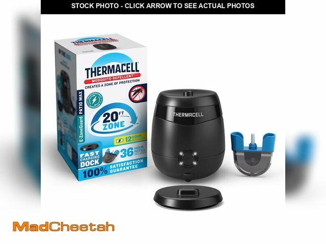 Lot 74-14302954 - Thermacell E-ZoneGuard Patio Max Rechargeable Mosquito Repeller with 20-Foot Zone of Scientifically ...