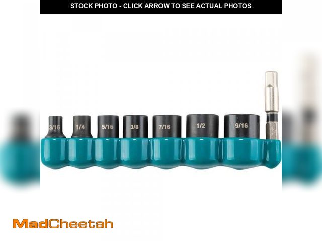 Lot 74-11826412 - Makita ImpactXPS 1/4 in. Drive 6-Point SAE Impact Socket Set with Standard Socket Adapter (8-Piece) ...