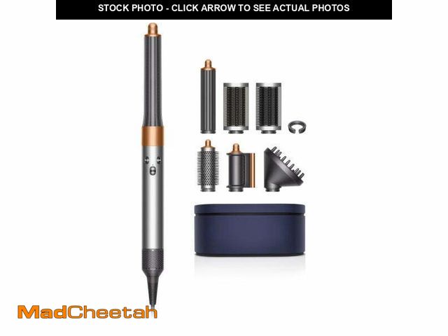 Lot 74-13147583 - Restored Premium Dyson Airwrap Multi-styler Complete Long Diffuse | Nickel/Copper (Refurbished) - UN...